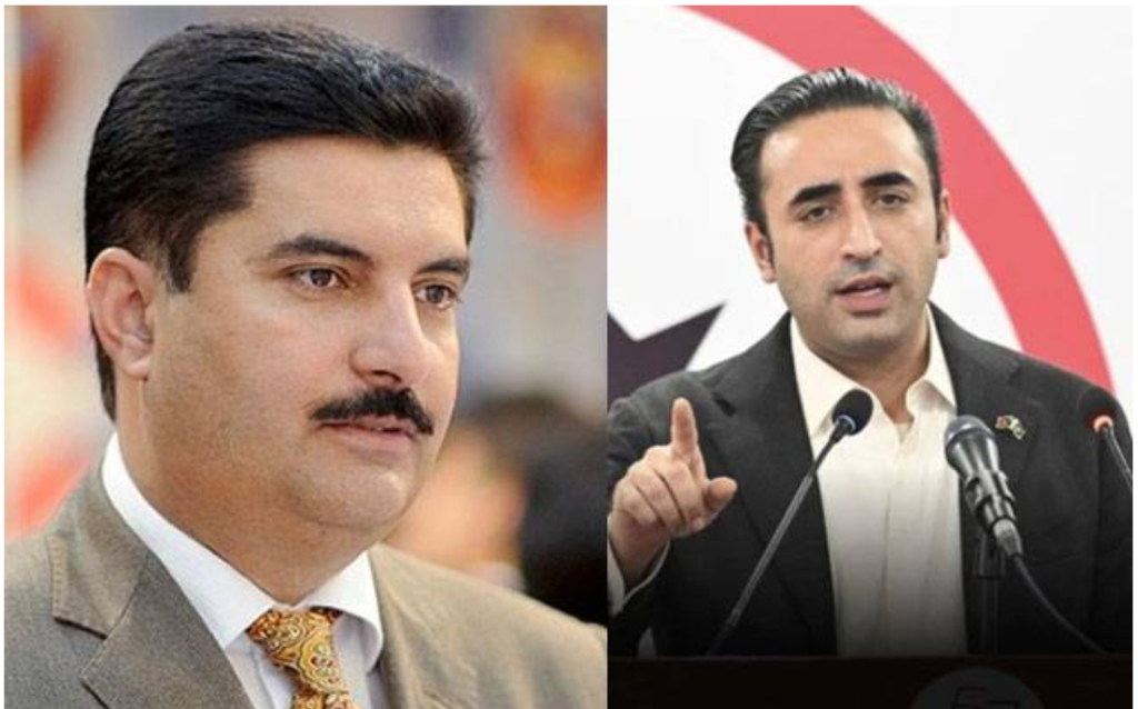چیئرمین بلاول بھٹو زرداری اور گورنر فیصل کریم کنڈی کے درمیان ٹیلی فونک رابطہ