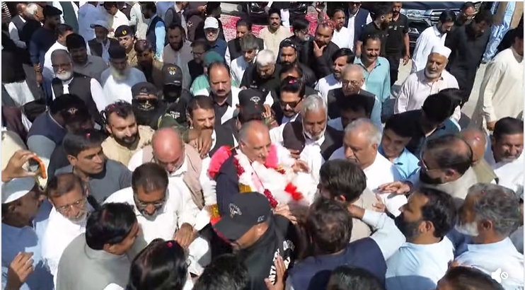 صدر آزادجموں و کشمیر ڈاکٹر محمد نجیب خان کا پلندری کے پہلے دورے پر کہوٹہ میں شاندار استقبال