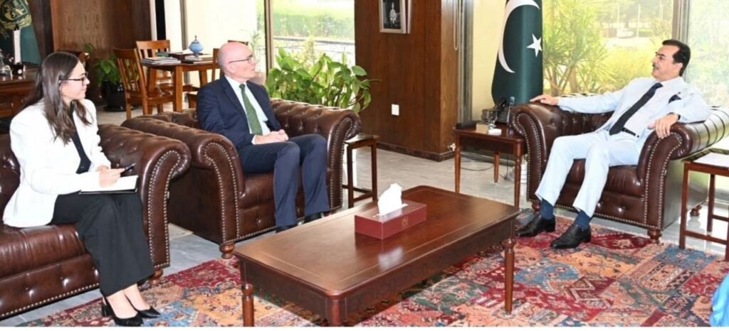 چیئرمین سینیٹ سید یوسف رضا گیلانی سے پاکستان میں آسٹریلیا کے ہائی کمشنر کی ملاقات ،پاک-آسٹریلیا پارلیمانی و دوطرفہ تعلقات مضبوط بنانے پر زور