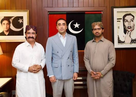 بلاول بھٹو زرداری سے شہریار خان شر اور جہانگیر خان شر کی ملاقات
